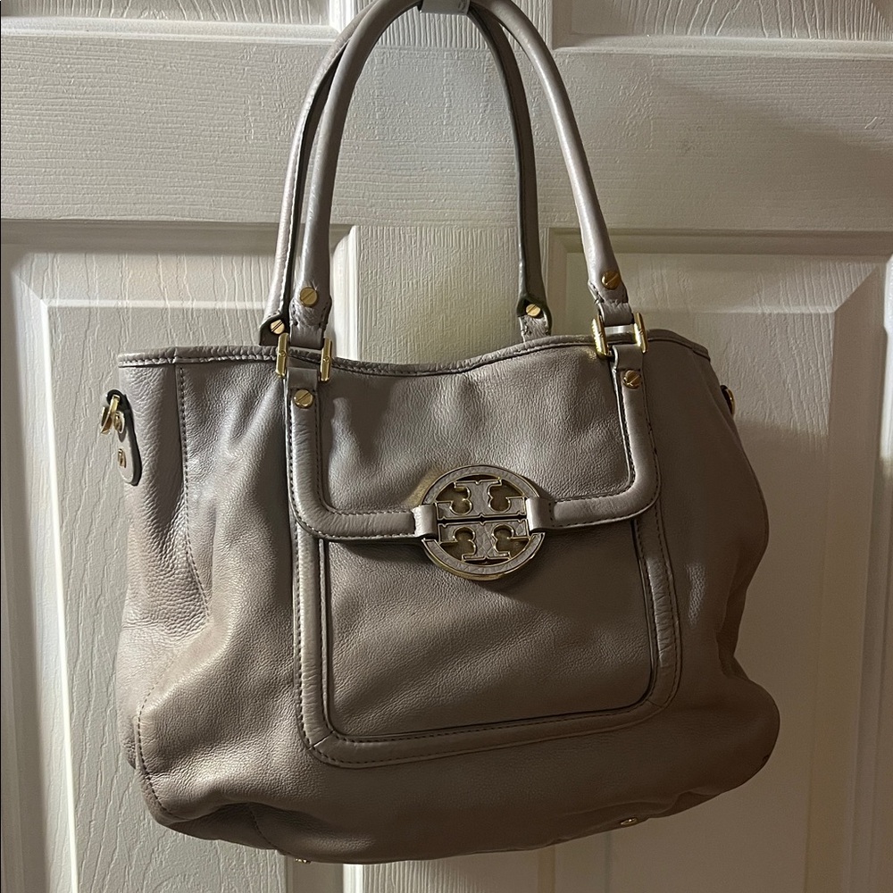 Tory Burch Taupe Shoulder Bag
